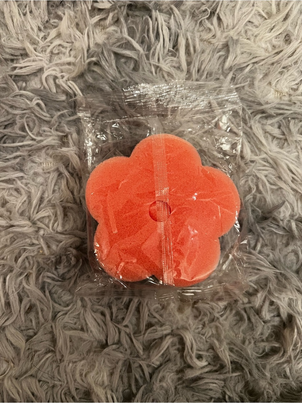 Exfoliating Orange Flower Hair Donut Sponge